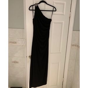 Ralph Lauren One Shoulder Long Dress